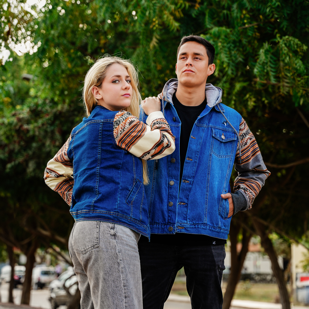 casacas con patrones andinos