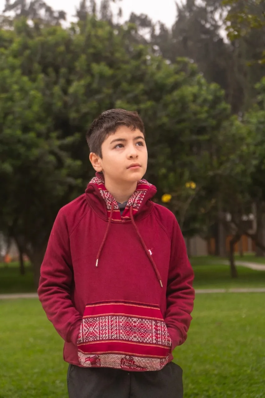 Polera Vangers Andina Niño Vino