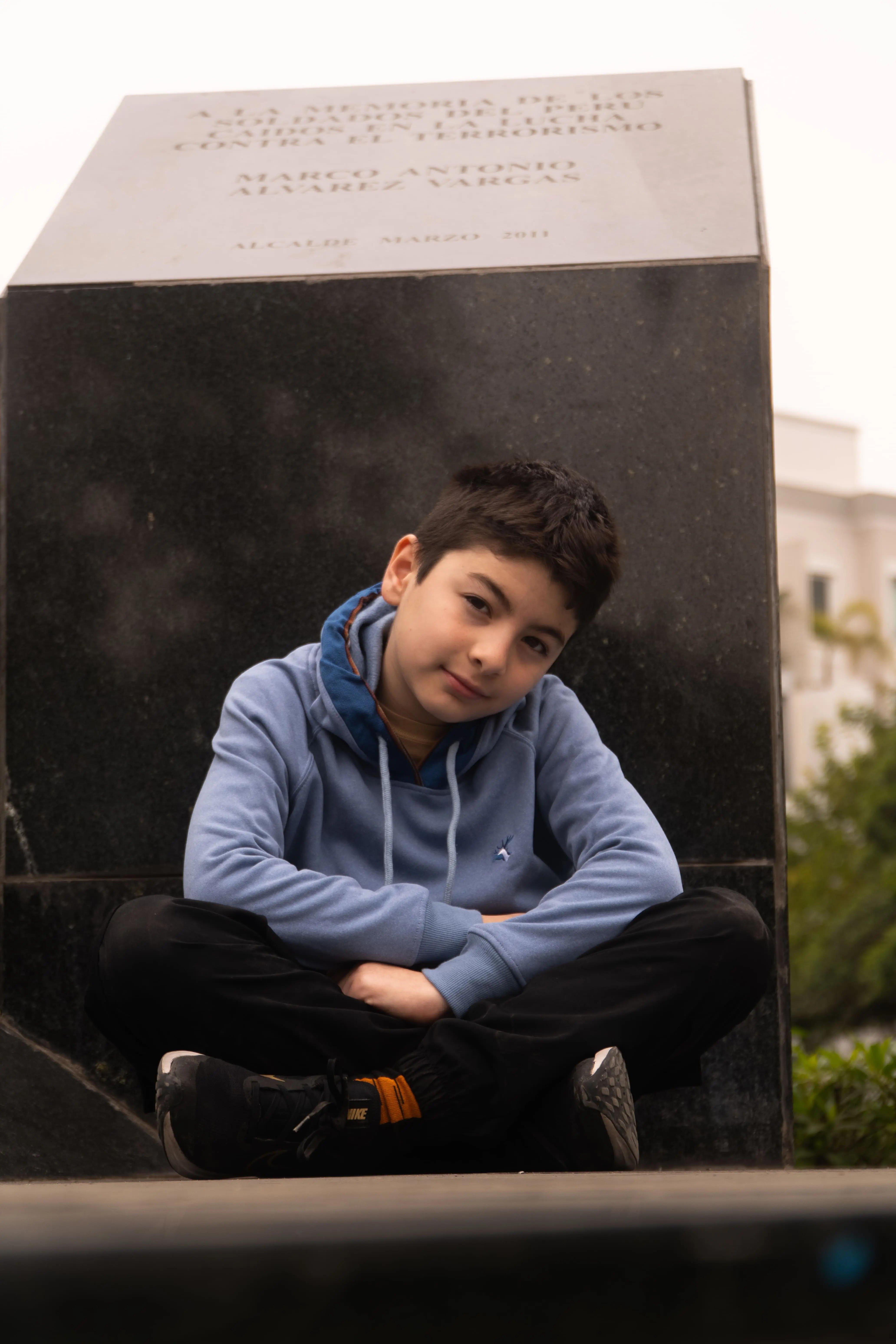 Polera Vangers Andina Niño Celeste